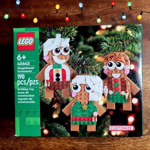 NEW Lego Gingerbread Ornaments Christmas Tree Decor Building Set 40642 Gift - Picture 1 of 16